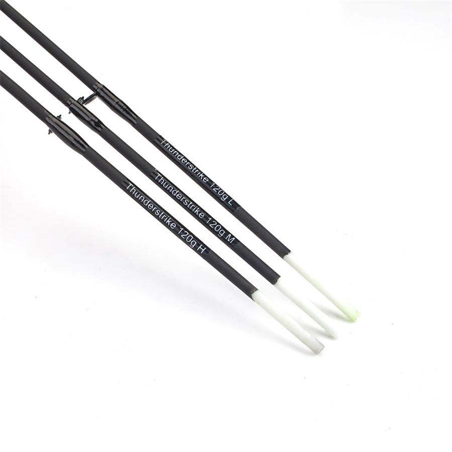 FTK Punta superiore in carbonio al 99% 0-120 g 3 diverse canne da traina per carpa con feeder medio/basso/alto Accessori per la pesca con punta superiore Attrezzatura da pesca - canna superiore da feeder