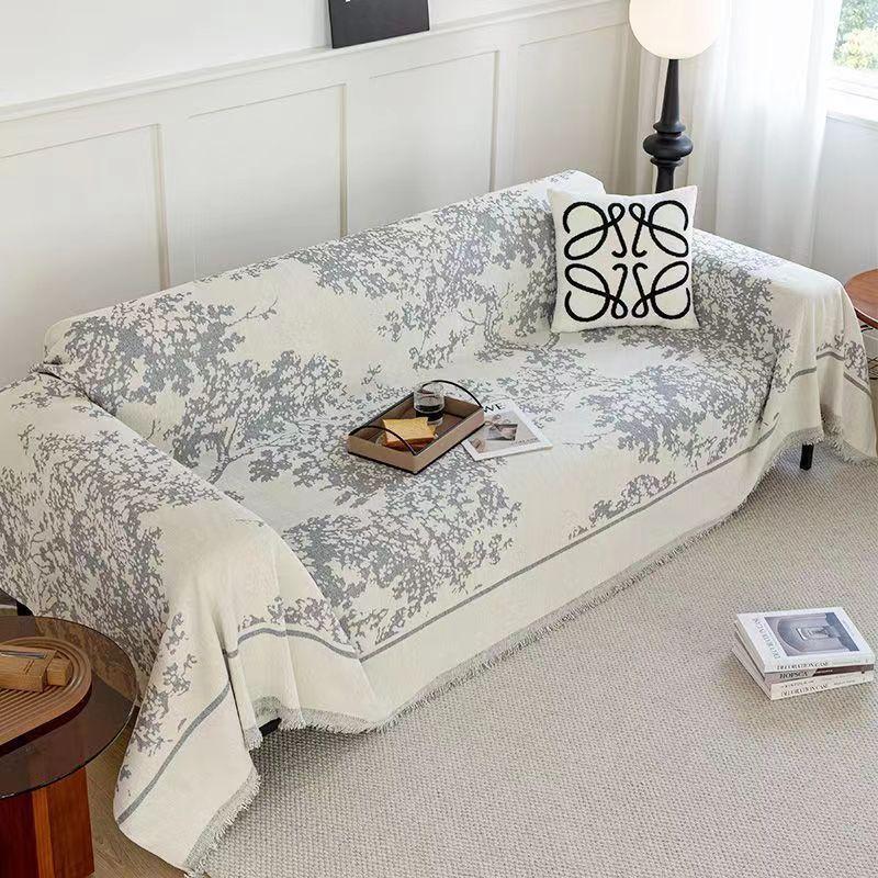 

Жаккардовая диванная подушка из синели Four Seasons, универсальное нецарапающееся диванное полотенце, полностью завернутый чехол, тканевый чехол для дивана, полностью покрытый 180*130