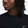 Nike Solo Swoosh Solid Logo Crew Neck Loose Long Sleeve T-Shirt Men Tops Black DX0884-010