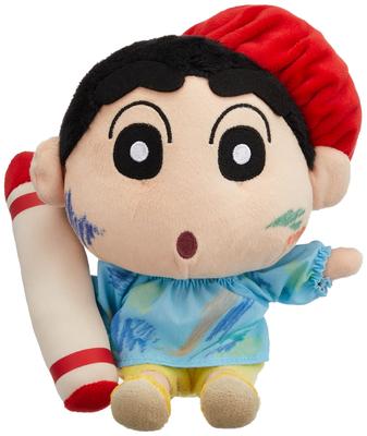 Sanei Boeki Crayon Transformation Doodle Plush W12 X D11 X SN35 Shin-chan Shin-chan (S) Ver. Toy, H21cm,