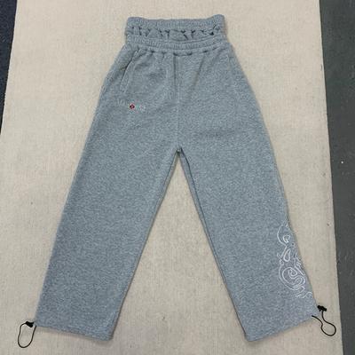 Y2K Pantaloni cu Talie Dublă cu Model Brodat Poker pentru Bărbați și Femei, Gotici, Hip Hop Street, Sport, cu Picior Lung