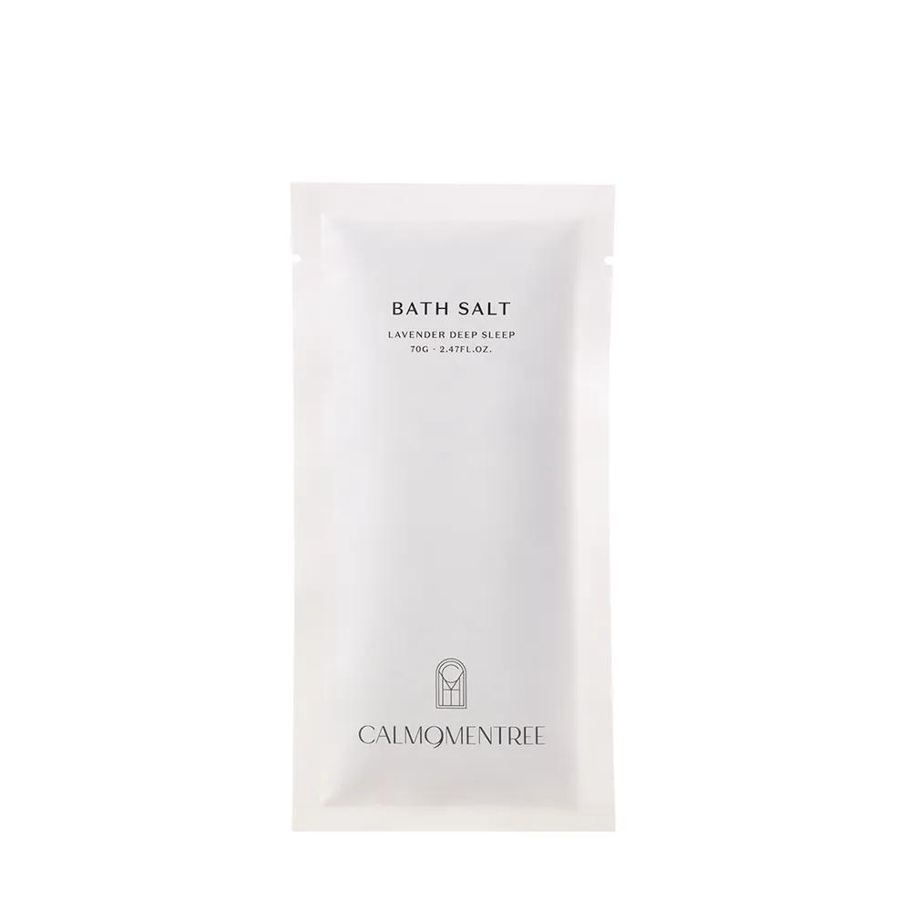 CALMOMENTREE Lavender Deep Sleep Bath Salt 70g / Natural Scent Himalaya Salt Deep Sleep Fatigue Recovery