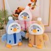 Crossdressing Pinguin Puppe Plüschtier Beruhigende Stoffpuppe Großhandel Tierpuppe Kissen Geburtstagsgeschenk Mädchen
