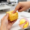 Giocattolo Spremibile Formaggio Giallo Morbido a Lenta Risalita Giocattolo Fidget per Alleviare lo Stress Gadget Decompressione a Tema Cibo Novità per Adulti Bambini