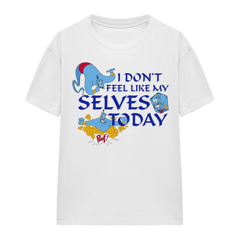 Aladdin Womens/Ladies I DonÂ´t Feel Like My Selves Today Genie T-Shirt