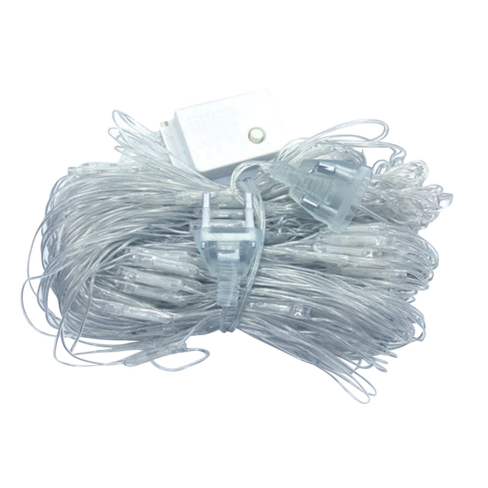 

Уличный светодиодный водонепроницаемый рождественский сетчатый светильник 192 светодиодов 9,8 футов X 6,6 футов, 8 режимов, украшение для рождественской елки для садовой вечеринки