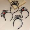 Non-slip Spider Hairband Halloween Spider Hair Hoop Spider Web Headband  Female Use