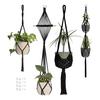 Macrame Plant Hanger Boho Hanging Planter Holder Cotton Rope Flower Pot Hanger for Home Patio Garden Decor