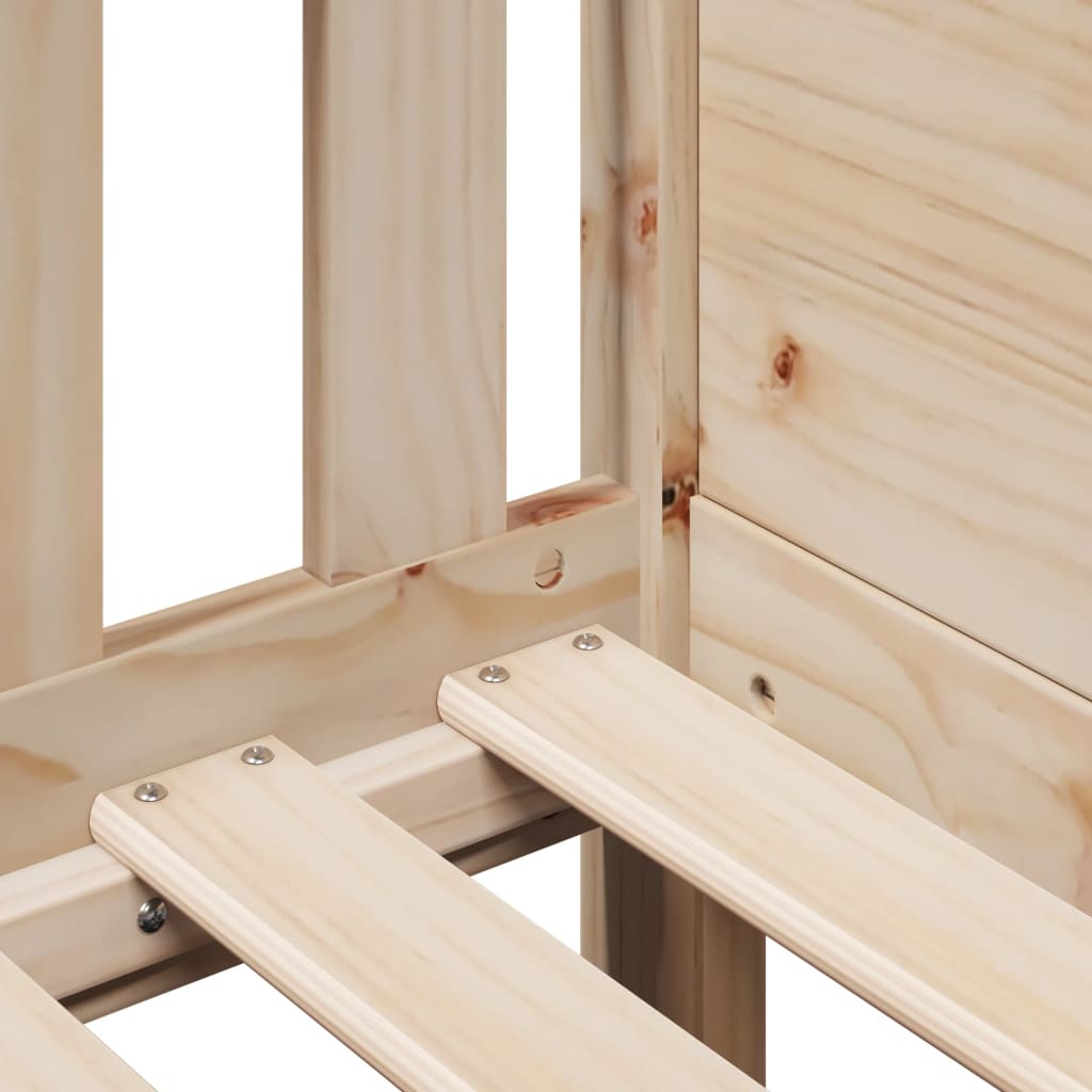 Kids Bed 90x200 Cm Solid Pine Wood