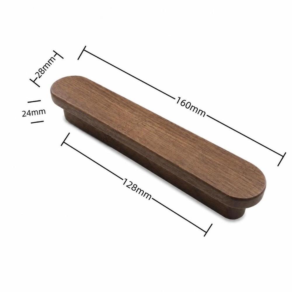 T-Shape Cabinet Handles Walnut Wood Wardrobe Handles New Kitchen Decoration Cupboard Wardrobe