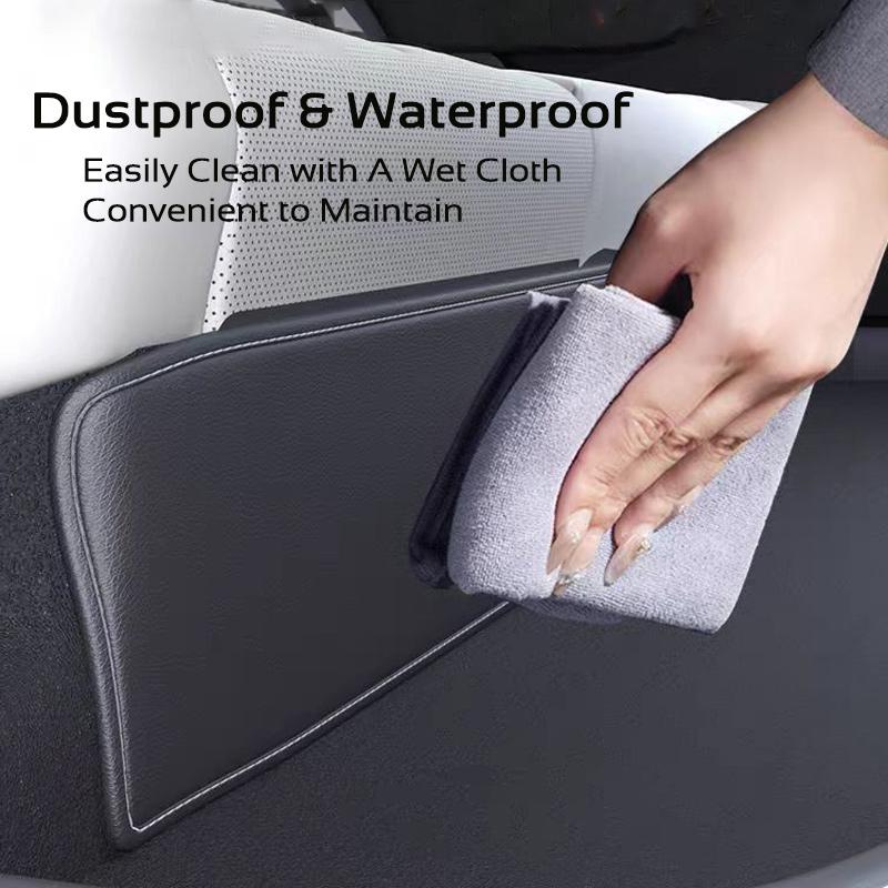 For Tesla Model 3 Highland Y 2024-2026 Juniper Rear Seat Lower Protective Mat PU Anti-kick Pad Protector Cover Car Accessories