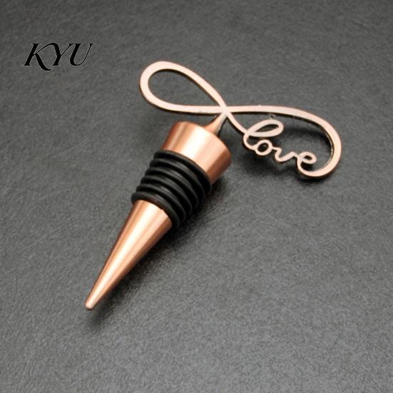Home Bar Essentials Decorative Wine Bottle Stoppers, Reusable Alloy Corks, Secure Seal Sealing Cork for Party Stopper Red Preservation In Kitchen