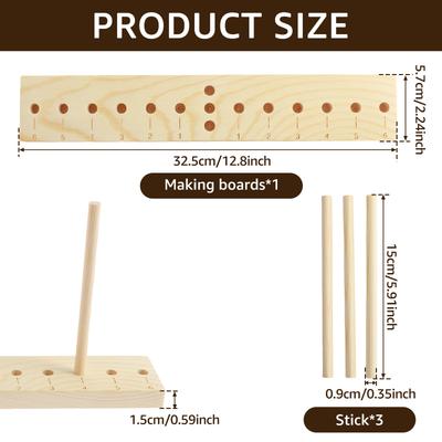 Wholesale Bow Maker Wooden Bow Making Tool Adjustable Wood Ribbon Bow Maker Portable Bow Tie Machine Lightweight Bow Maker Tool