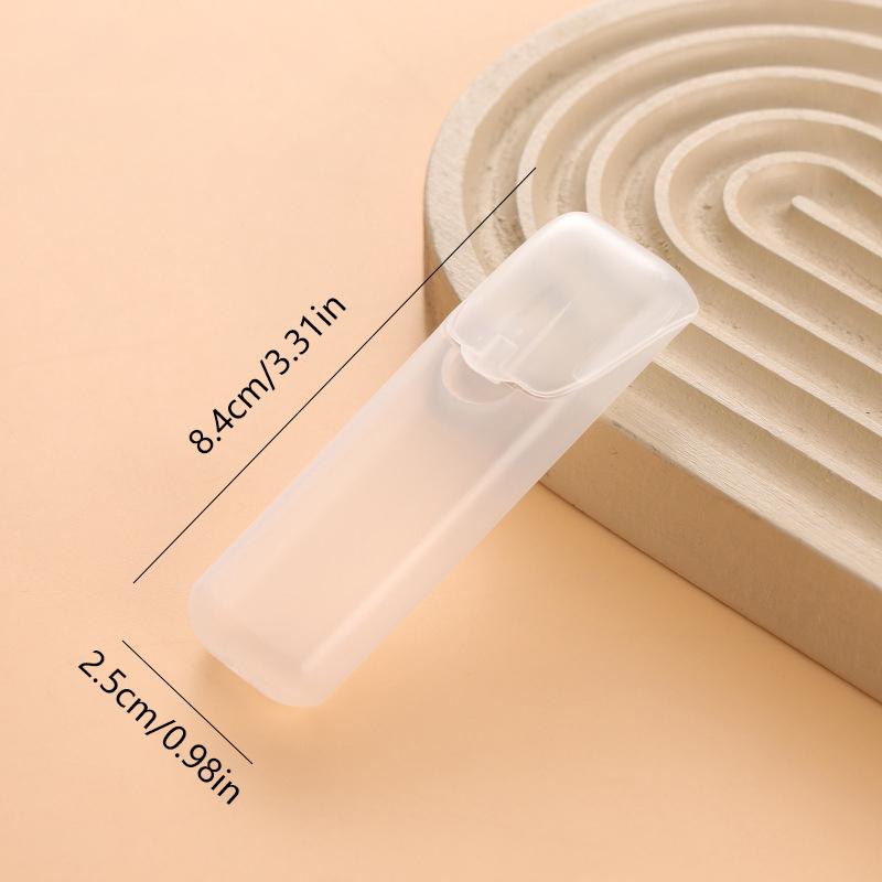 

4Pcs Portable Mini Storage Box Transparent Travel Toothpick Cotton Swab Container for Outdoor Travel Kitchen Restaurant Supplies