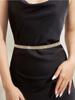 Women's Belt, Diamond-Studded Elastic Waist Chain