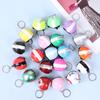 Motorcycle Helmets Key Chain Women Men Cute Safety Helmet Car Keychain Bags