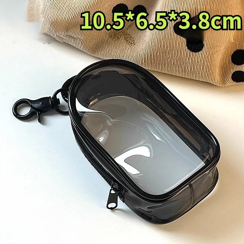 Jewelry Organizer Transparent Storage Box Pouch Mystery Box Plastic Box Cute Doll Bag With Keychain Dustproof Case