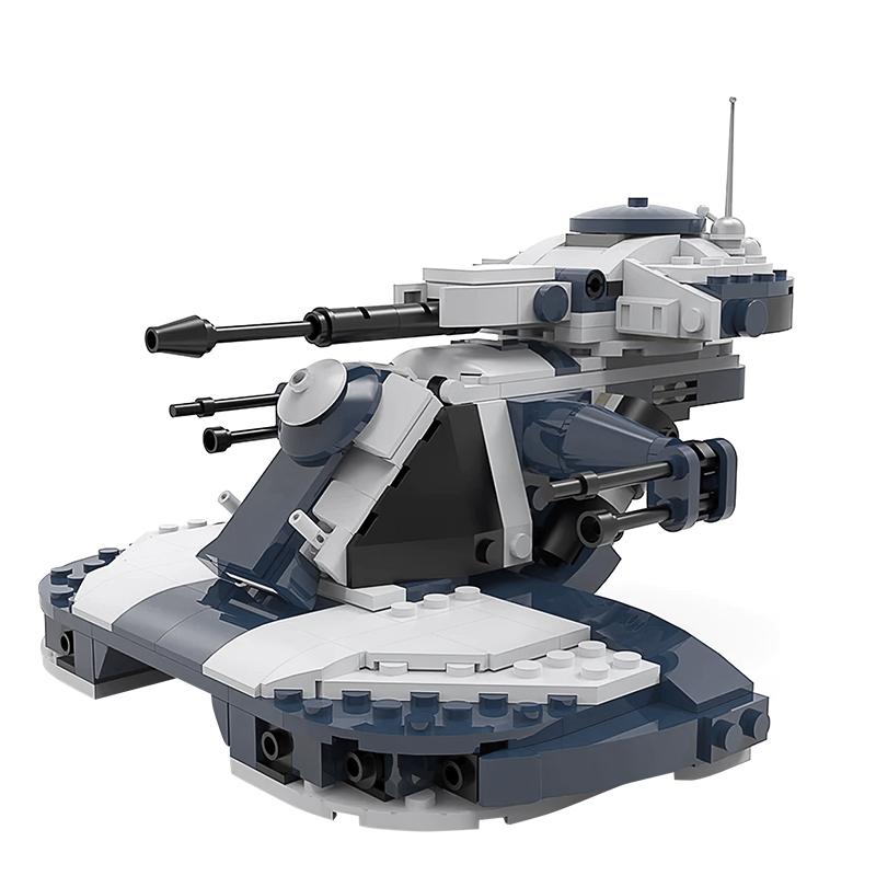 MOC 75283 AAT Tank Building Block Set Space Wars Armored Assault Vehicle Bricks Model Creative Assemble DIY Toy Birthday Gift