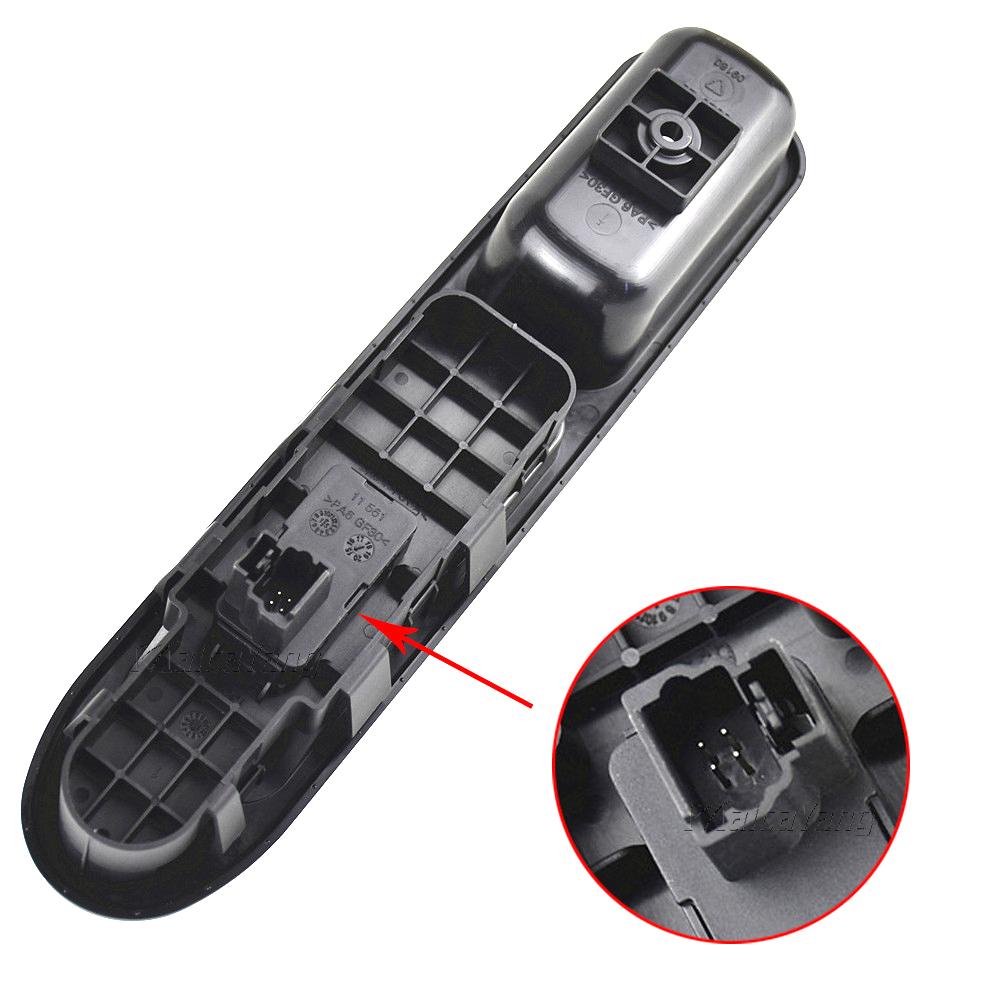 Electric Power Master Window Lifter Switch Button 6554.E7 6554E7 Car Styling For Peugeot 307 SW CC 307SW 307CC