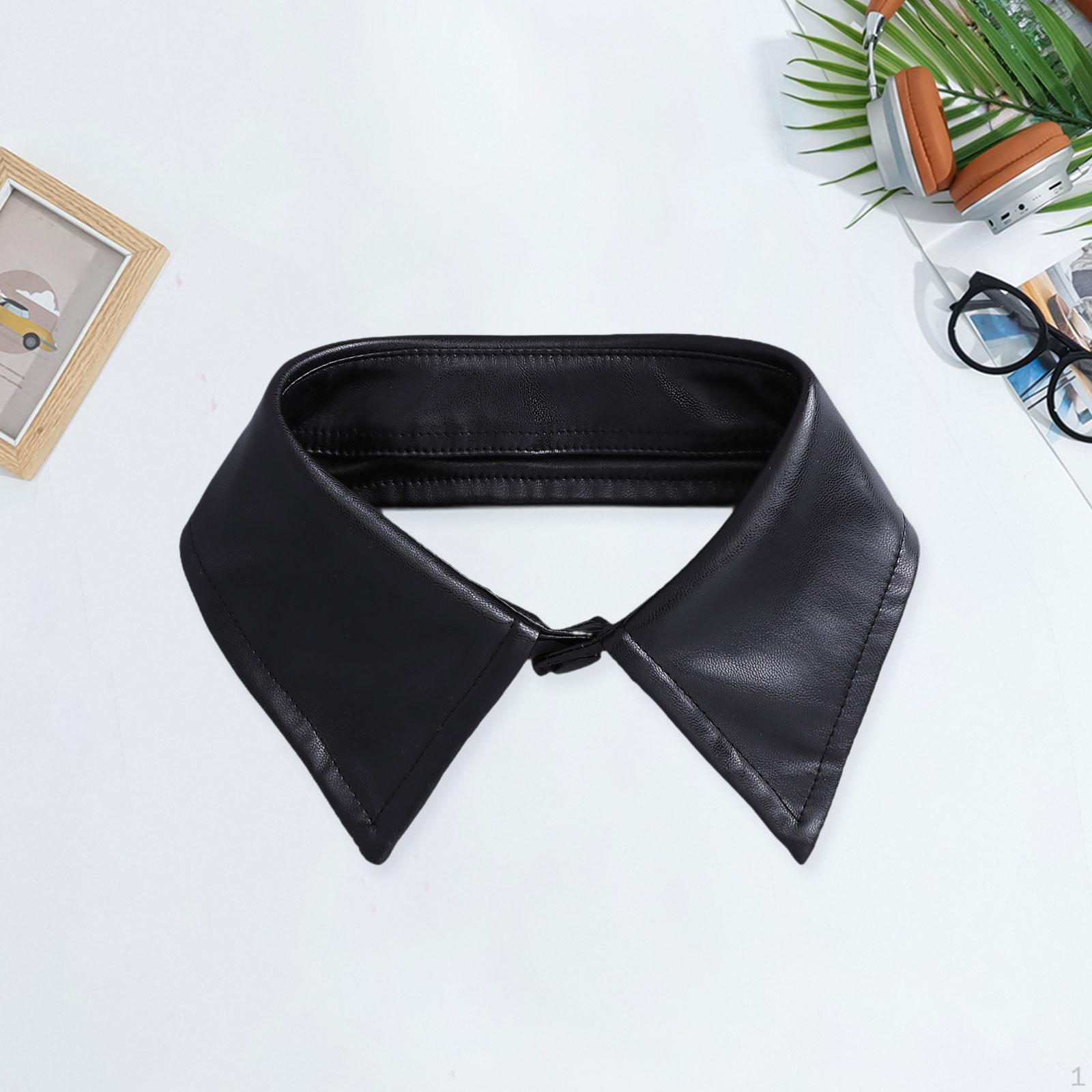 Поддельные воротники декоративные съемные для женских свитеров, футболок, женские чёрный