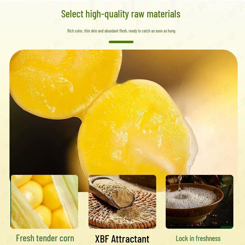 Western Style VB Sweet Corn Grain Fishing Hook Bait - Ideal for Grass Carp and Other Fish, Small Bottle