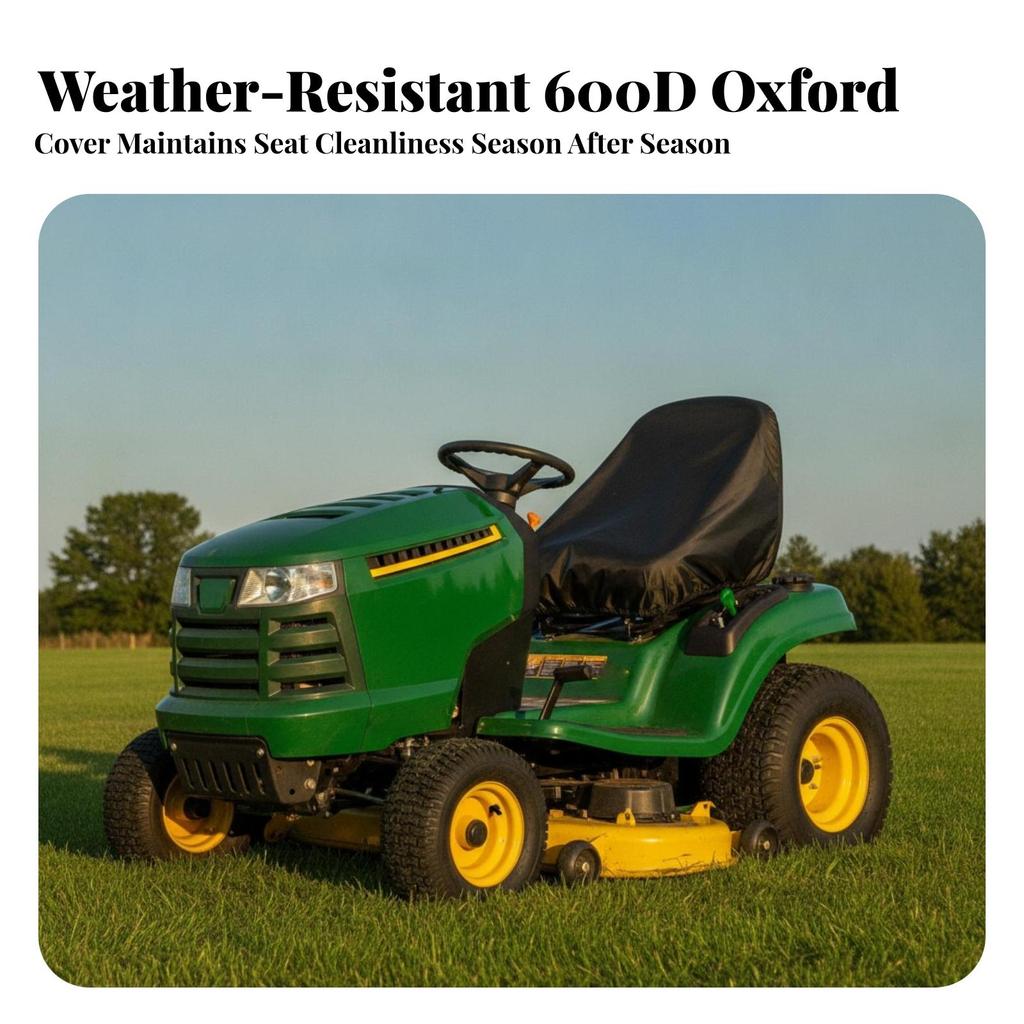 Mower Seat Cover Long-Lasting Protector with Pocket Non-Slip