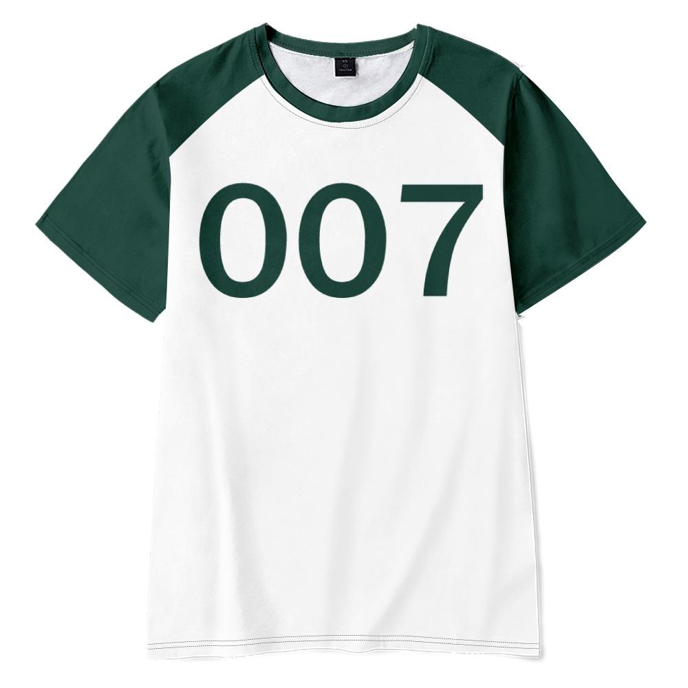 Squid Game Season 3 T Shirts for Women Men Summer Clothing Fitness O Neck Man T-shirt for Male Oversized New Men T-shirts Tops
