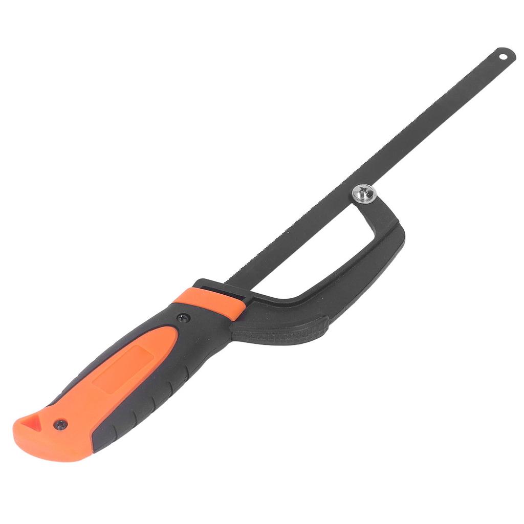 Mini Bügelsäge Rahmen Verstellbar Kompakt Hand Bügelsäge Aluminiumlegierung Rahmen mit Sägeblatt