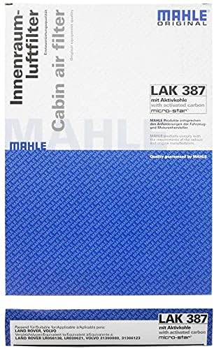 MAHLE Air Conditioner Filter - Deodorizing, Pollen Removal, for Volvo S60, S80, V60, V70, XC60, XC70 T3, T4, T5, T6, D4, Cross Country T5 2.5T, 3.2, 3