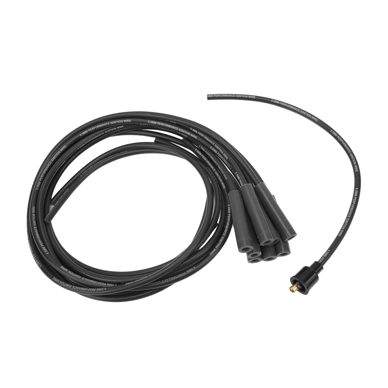 

8.5mm 180 degrees ing Plug Ignition Wire Set Wires with Dustproof Replacement for 8 Cylinder