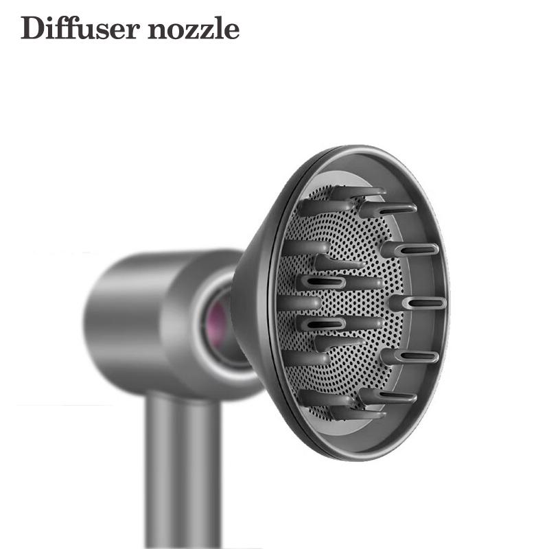 Nozzle Suitable for Dyson Hair Dryer Diffusion Nozzle Fluffy and Smooth Magnetic Nozzle Ironing and Curling Hair Drying Hood Large Diameter HD15
