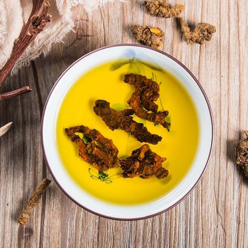 100 г сушеного корневища Coptidis Coptis Корневище Хуан Лиан Корень — фото 2