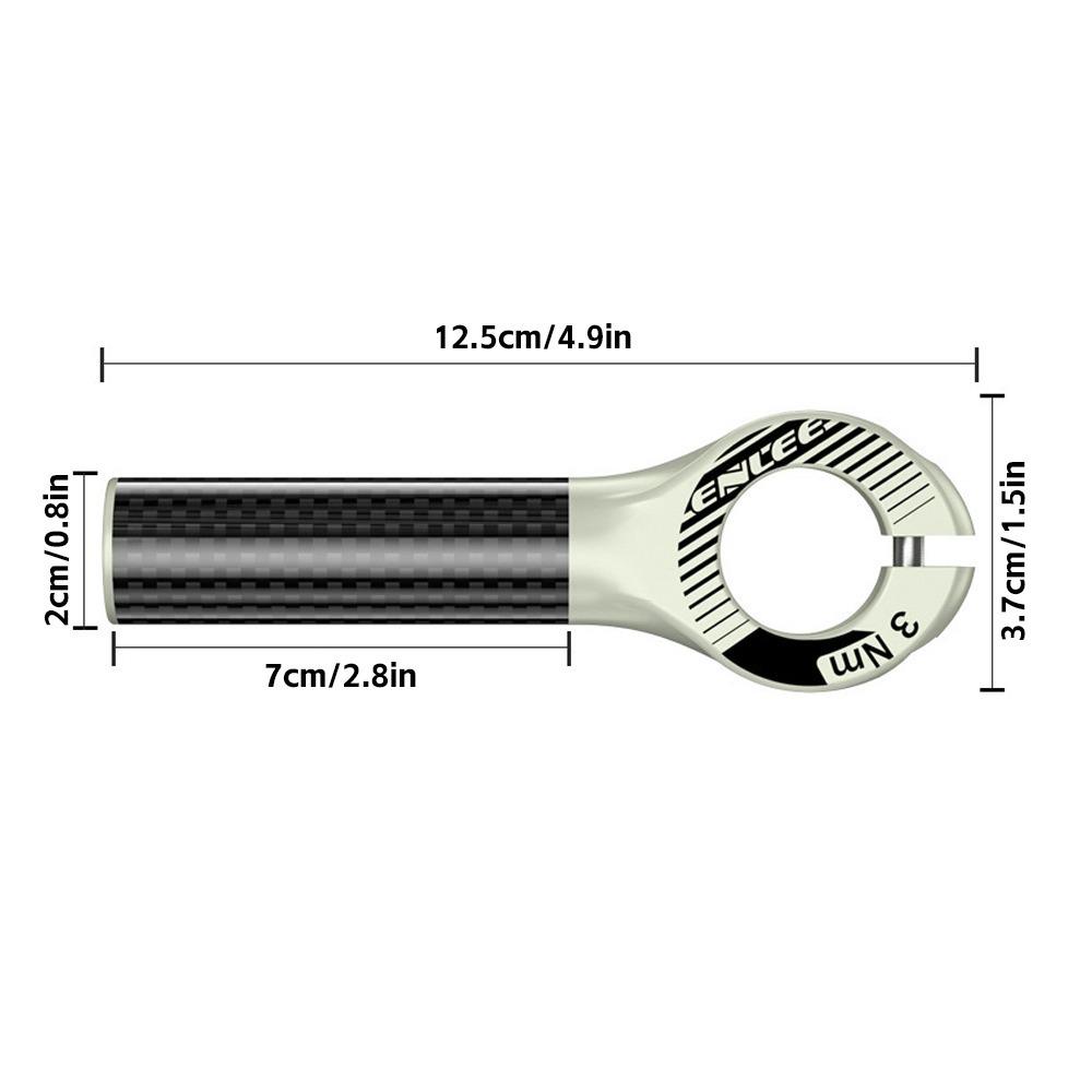 1 Pair Adjustable Angle Handlebar Ends Lightweight Bicycle Handlebar Grip Mountain Bike
