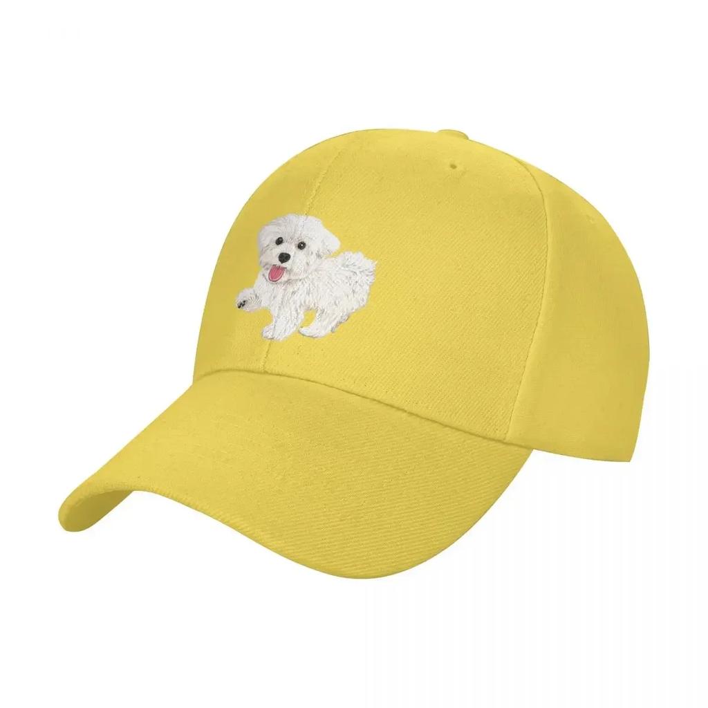Maru the Maltese Baseball Cap Wild Ball Hat Unique Hats Trucker  For Women Mens
