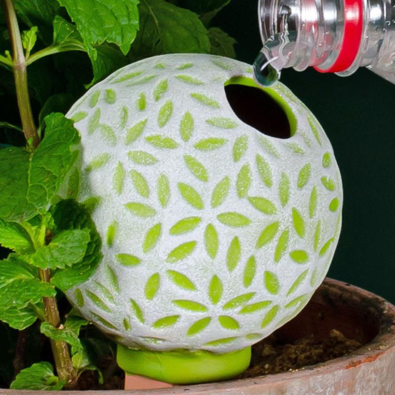 Plant Watering Spikes 4X Cute Baseball Automatic Planter Insert 185ml Irrigation Planter Insert Household Flower Watering Tool