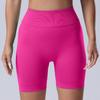 Seamless V-Back Peach-Lift Yoga Shorts for Summer Fitness
