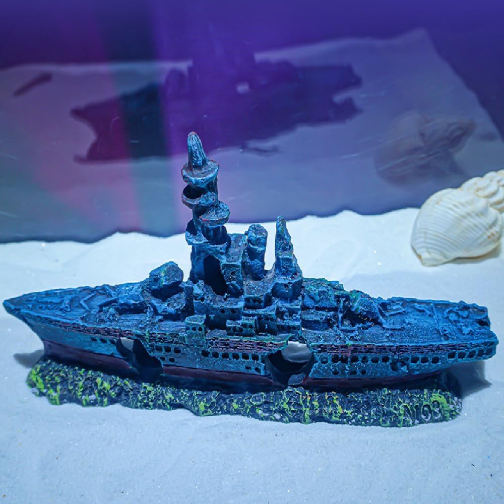 

Украшения для аквариума в виде затонувших кораблей Украшения для аквариума - украшения из смоляного материала в виде затонувших кораблей, экологически чистые, для пресноводных аквариумов с соленой водой