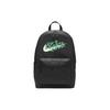 Heritage Logo Print Fabric Backpack Unisex Backpack Black Stadium-Green FN0878010