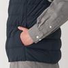 MUJI Lightweight Down Collarless Vest AD0U7A4A Dark Size XL Men's (Anti-Static Lining) Navy,