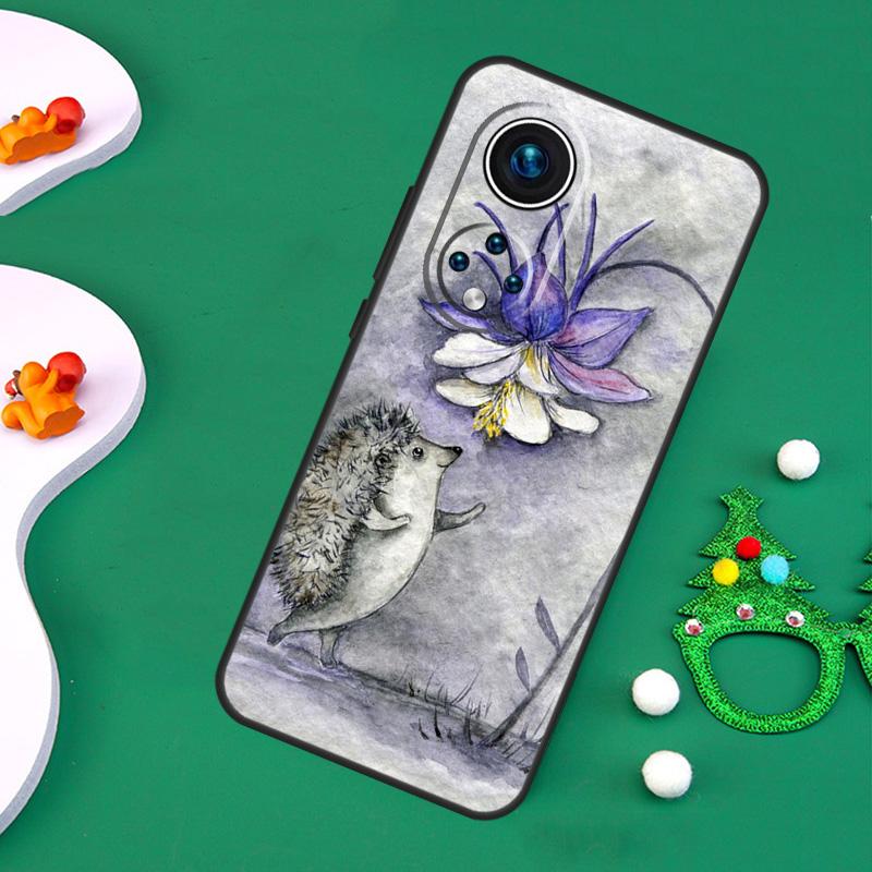 

Kawaii Little hedgehog colored Case For Honor 200 Lite 50 70 90 X9c X9b X9a X8a X8b X7a X6a X8 X9 Magic 7 5 6 Pro Cover Honor Magic7 Pro
