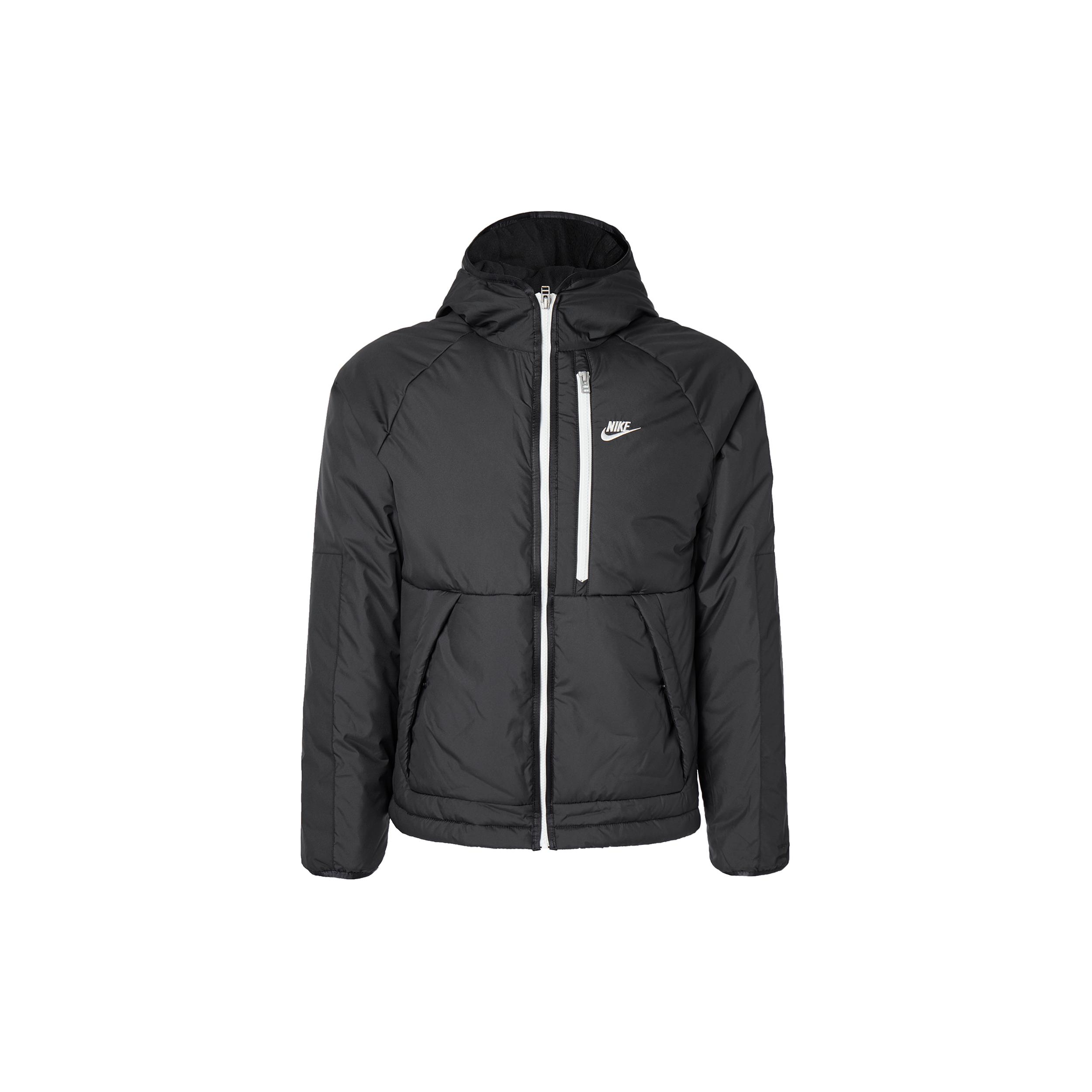 Мужские пуховики Nike Черные С капюшоном Умеренные Другое DD6858-010 M
