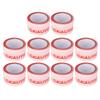 10Pcs Hazard Warning Safety Stripe Red White PE Caution Tape Retractable Isolation Construction