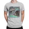 I Am Trying My Best Raccoon Word T Shirt Men's 100% Cotton Vintage T-Shirts Crew Neck Tees Short Sleeve Tops Classic