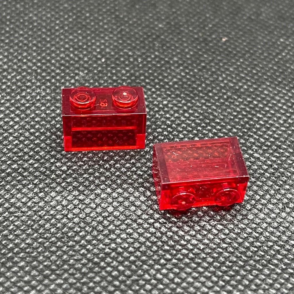 40PCS Thick 1x2 Dots Bricks DIY Building Blocks Figures Educational Creative Size Compatible with 3004 ABS Toys for Children