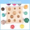 Mushrooms Wooden Toddler Learning Toy For Counting And Practice Concentration