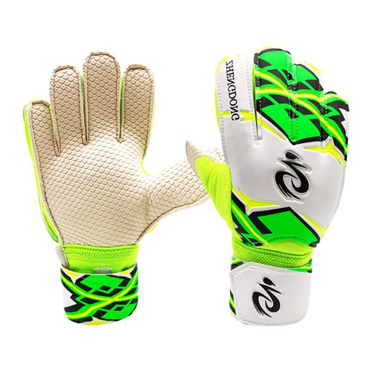 Youth Adult Professional Goalkeeper Gloves with Finger Protection - Thickened Non-slip Latex Children 6