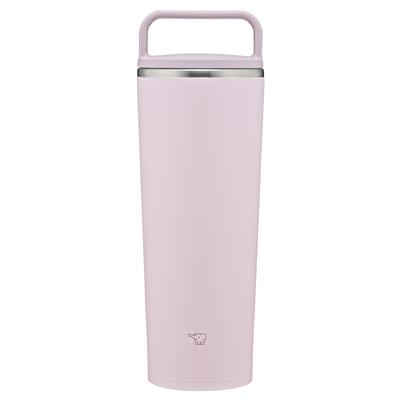 Zojirushi Mahobin Carry Tumbler Water Bottle 400ml Handle Type Dishwasher Safe Seamless Only 2 Care Points Powder Pink SX-JS40-PM