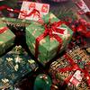 50*70cm Christmas Gift Wrapping Paper Gingerbread Merry Christmas Xmas Tree Pattern Flower Bouquet Packaging Decoration Paper