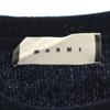 MARNI made in Italy Long sleeve sweater 46 Navy knit Men's Used