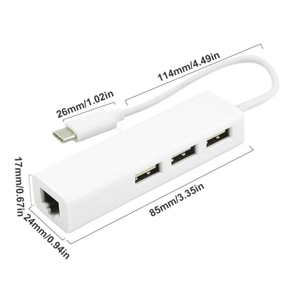 USB/Type-C Ethernet Adapter 10GBit/s USB to RJ45 Lan Network for Laptop PC Windows Xiaomi Mi Box Nintendo Switch Network Card